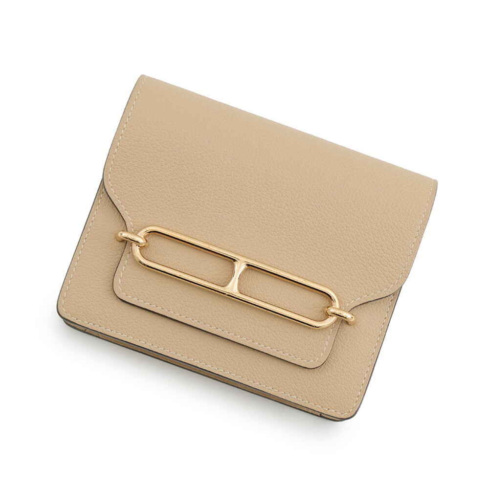 Hermes wallet, Roulis, Trench, Evercolor, K stamp.